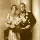 Dalá Ruvdnaprinsa Olav ja Prinseassa Märtha náitaleigga 21.3.1929 (Govva: Gonagasla&#154; hoavva vuorká)